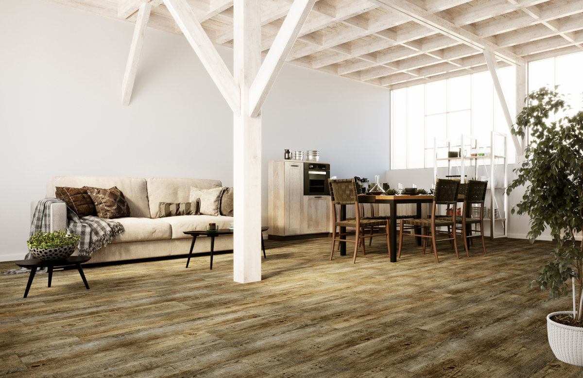 Foto Maisonettewohnung mit Holzboden